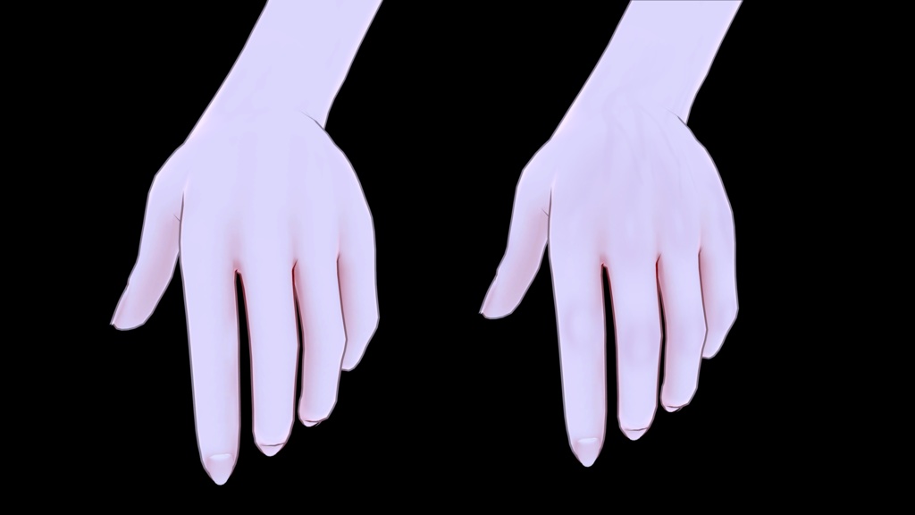 【仙猫】リアル風肌テクスチャ(手)