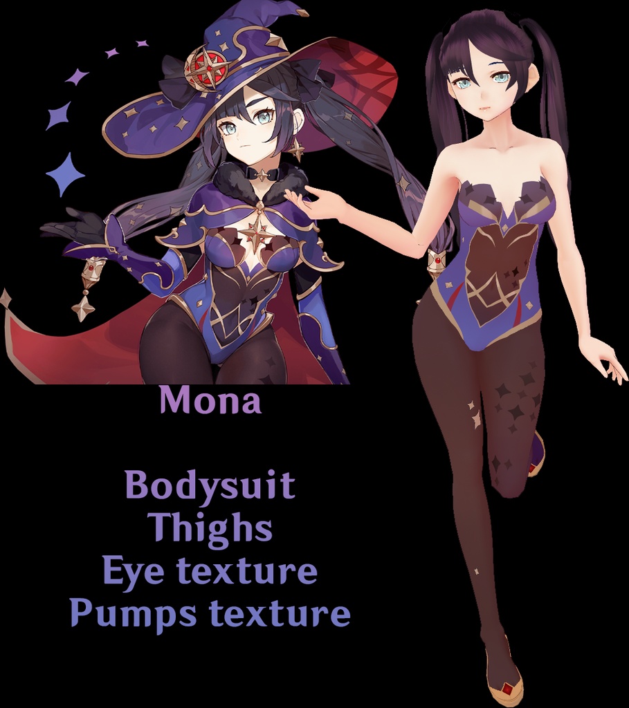 Mona Genshin Impact cosplay