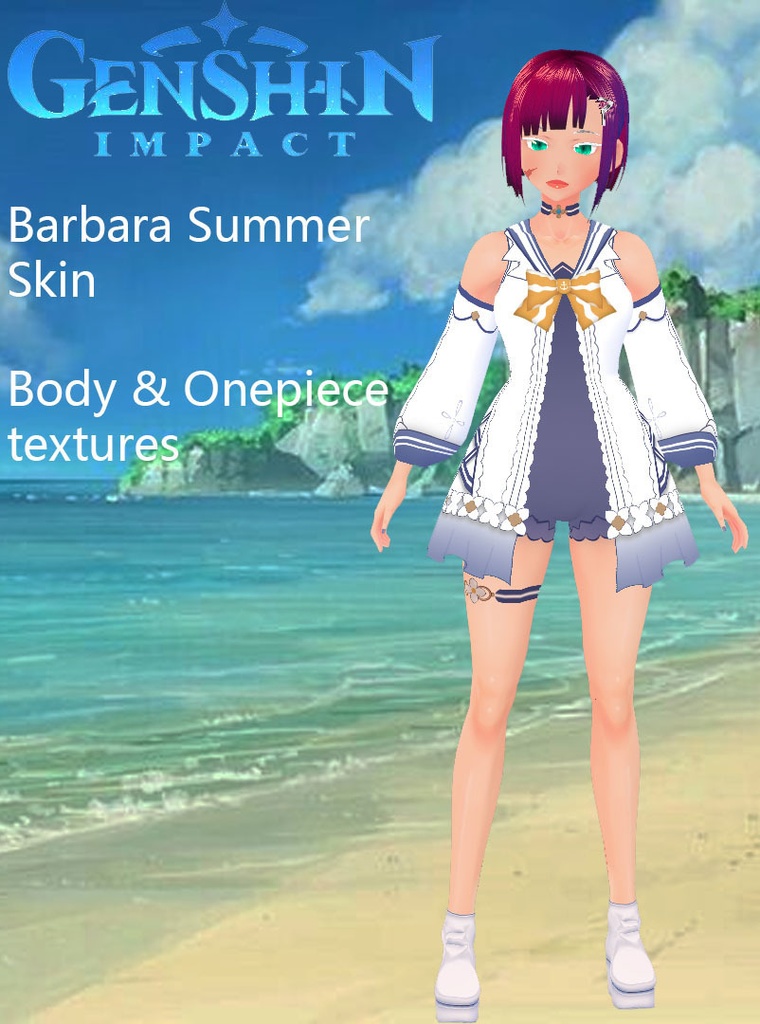 Genshin Impact Barbara Cosplay (summer)