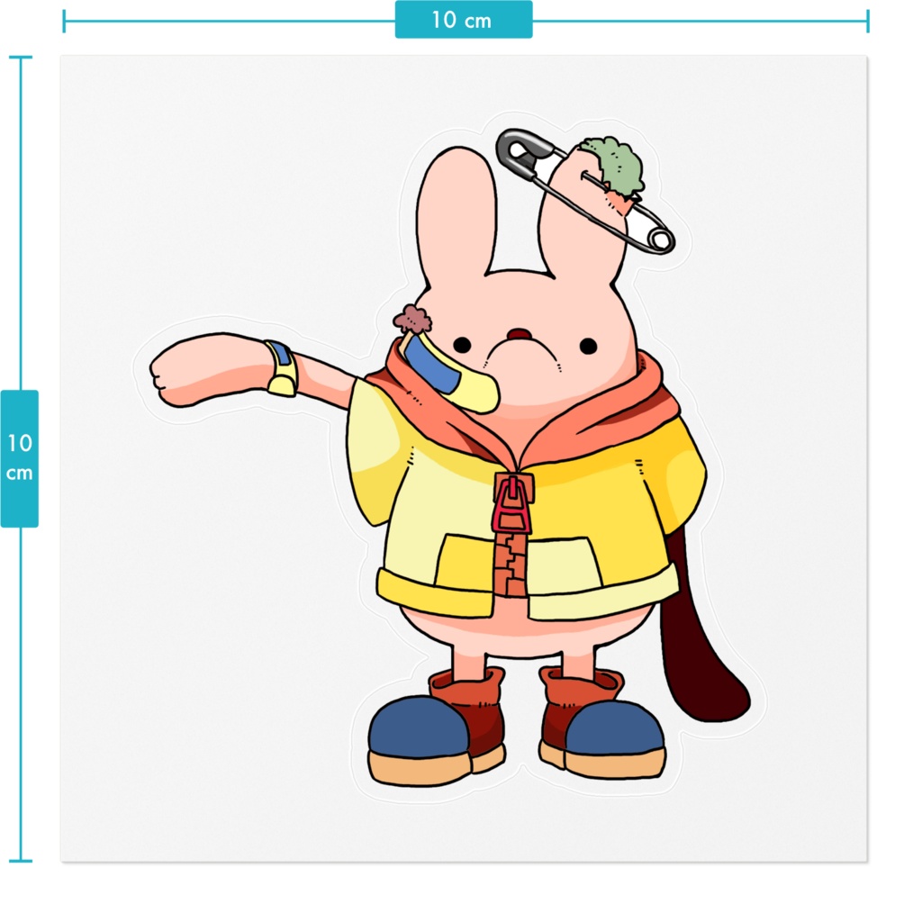 やんちゃなうさぎのヤビー君