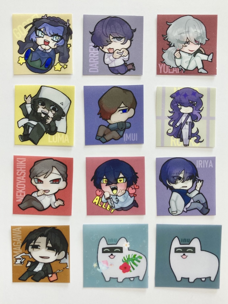 再録創作シールセット【新規絵追加！】