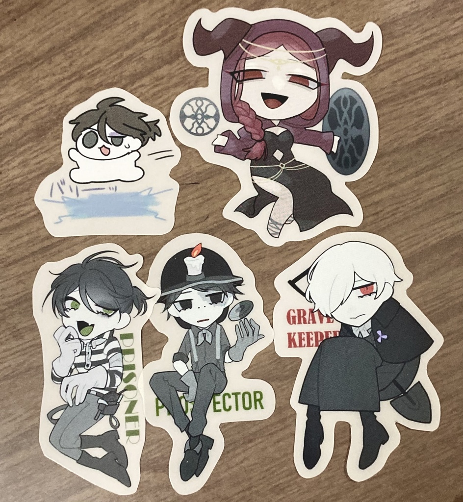 【第五人格】アクキー絵シールセット