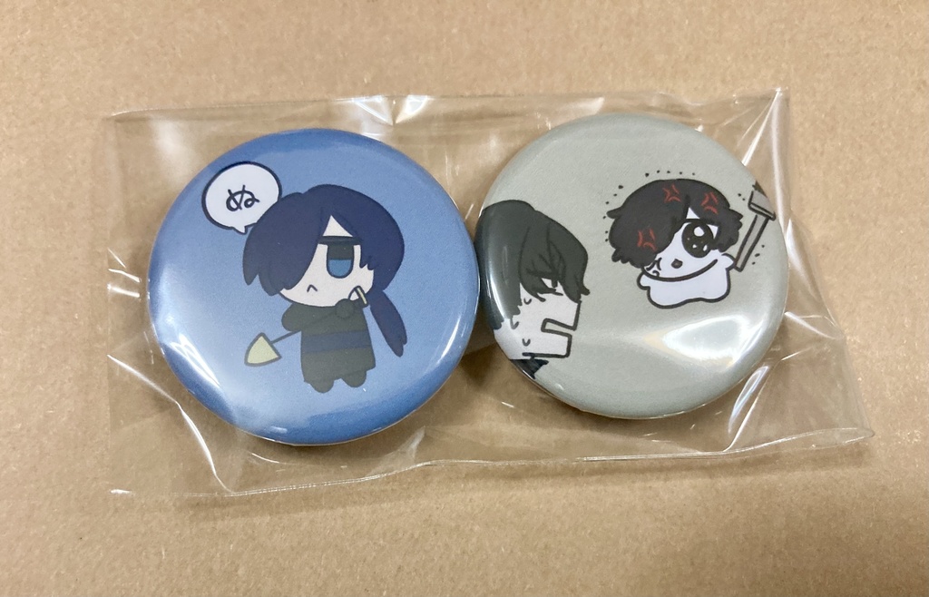 クソ絵缶バッジセット【全3種】