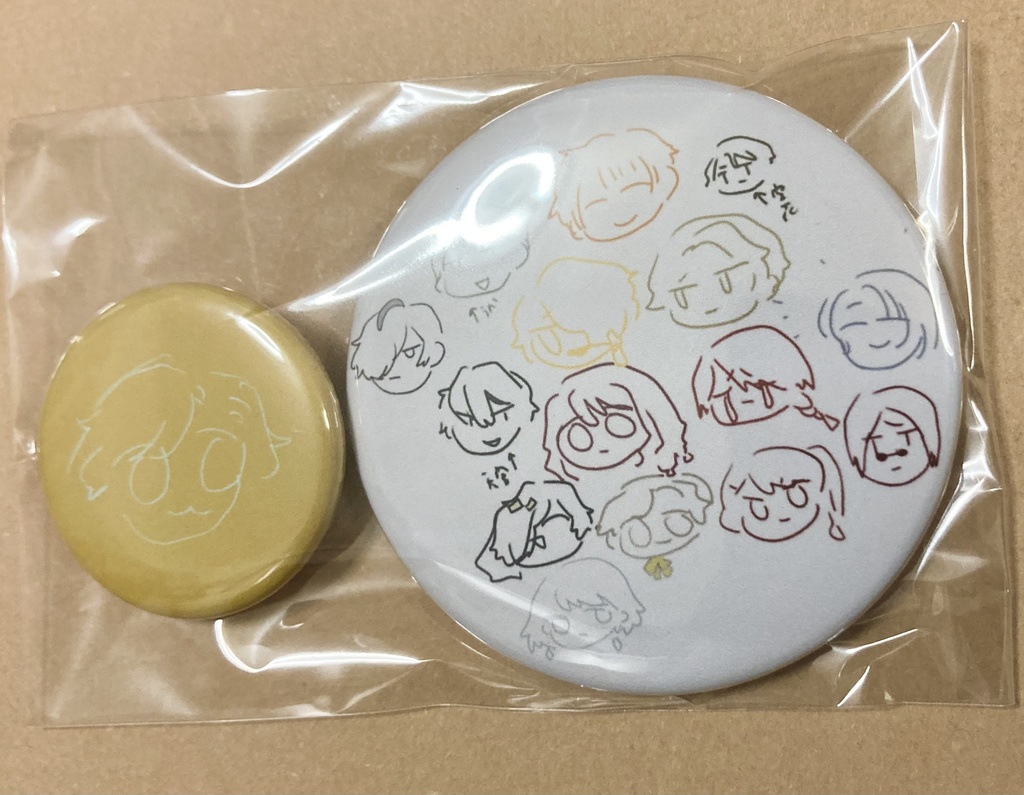 クソ絵缶バッジセット【全3種】