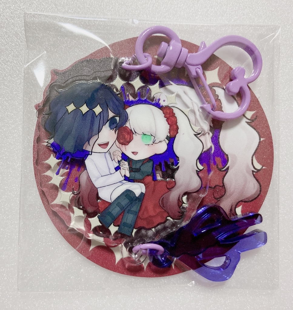 チャーム付きアクキー(中可川/リヤミカ/故殺/かみさま)