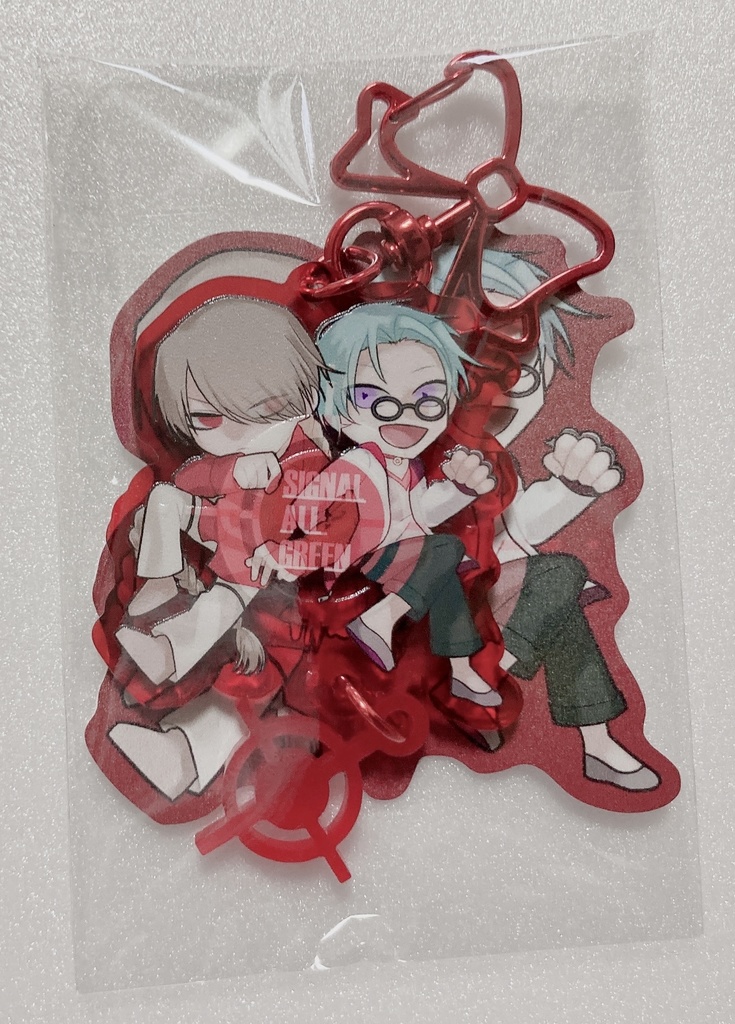 チャーム付きアクキー(中可川/リヤミカ/故殺/かみさま)