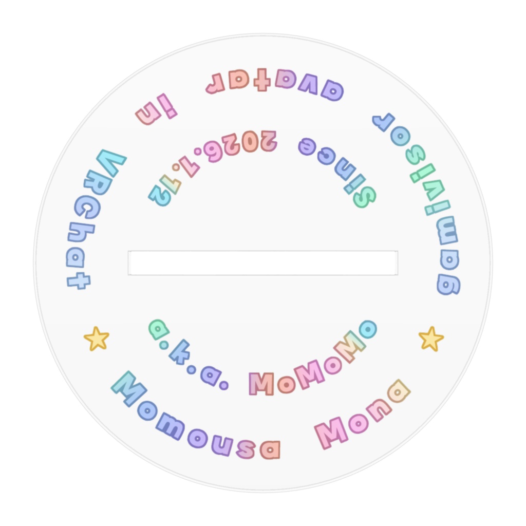 桃兎もなアクリルフィギュア