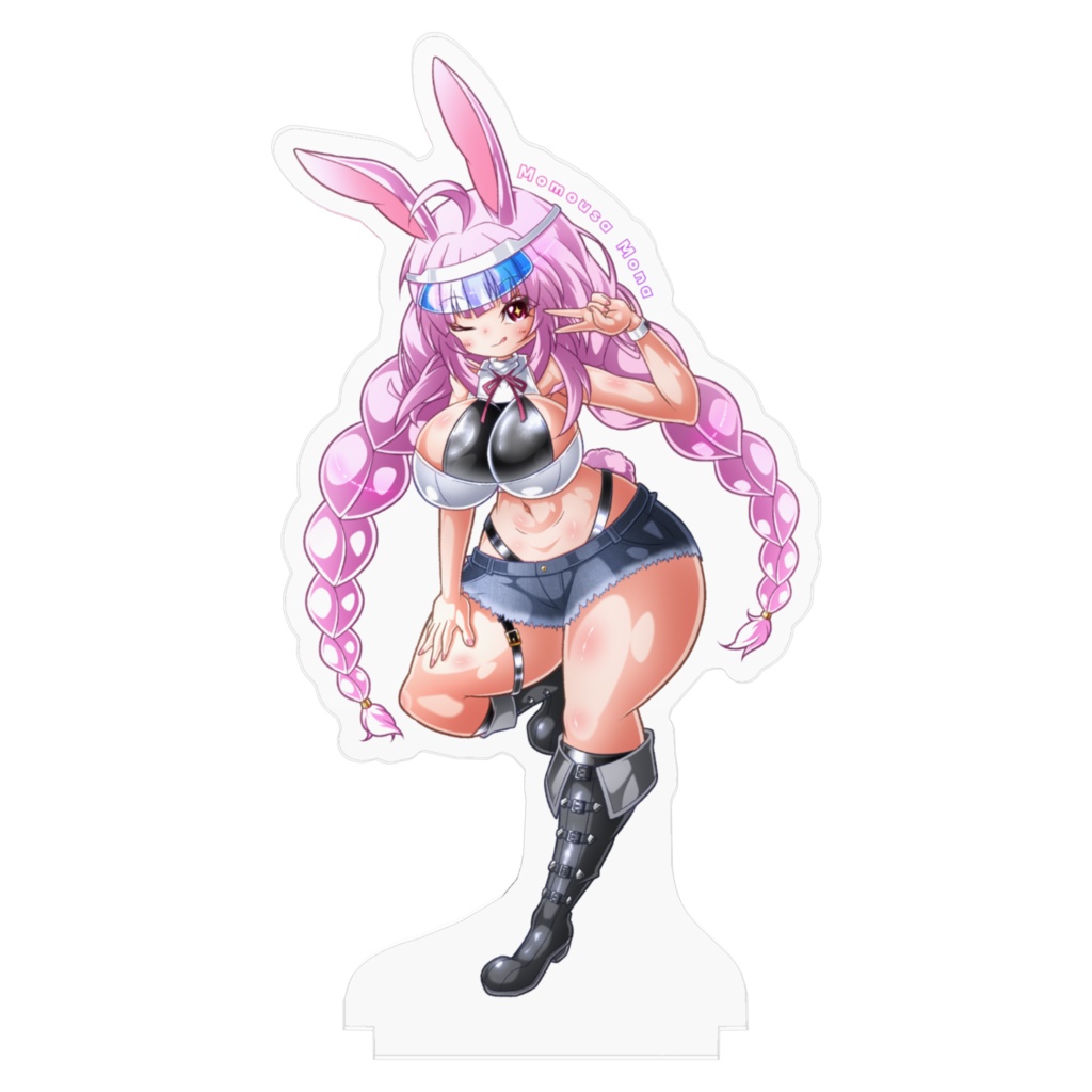 桃兎もなアクリルフィギュア