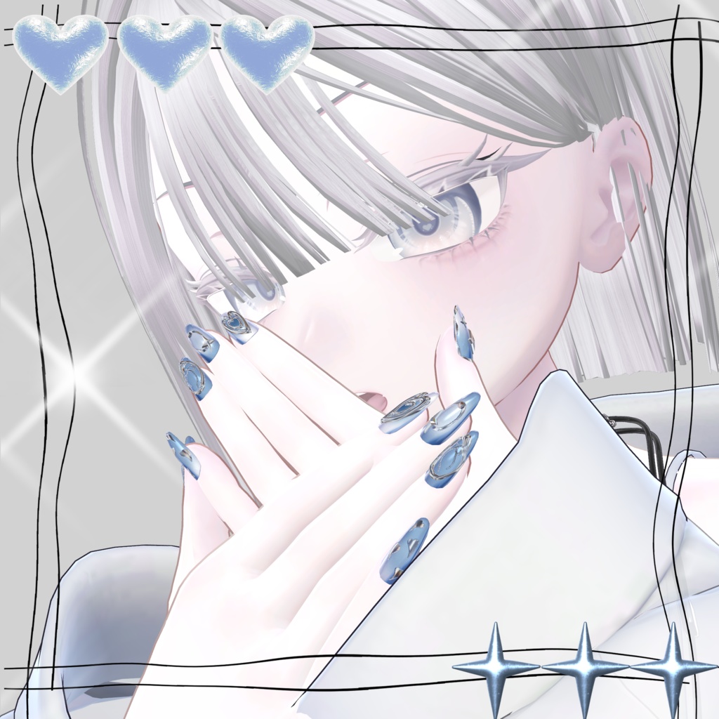 5/1まで半額Sale中 simple Y2K nail