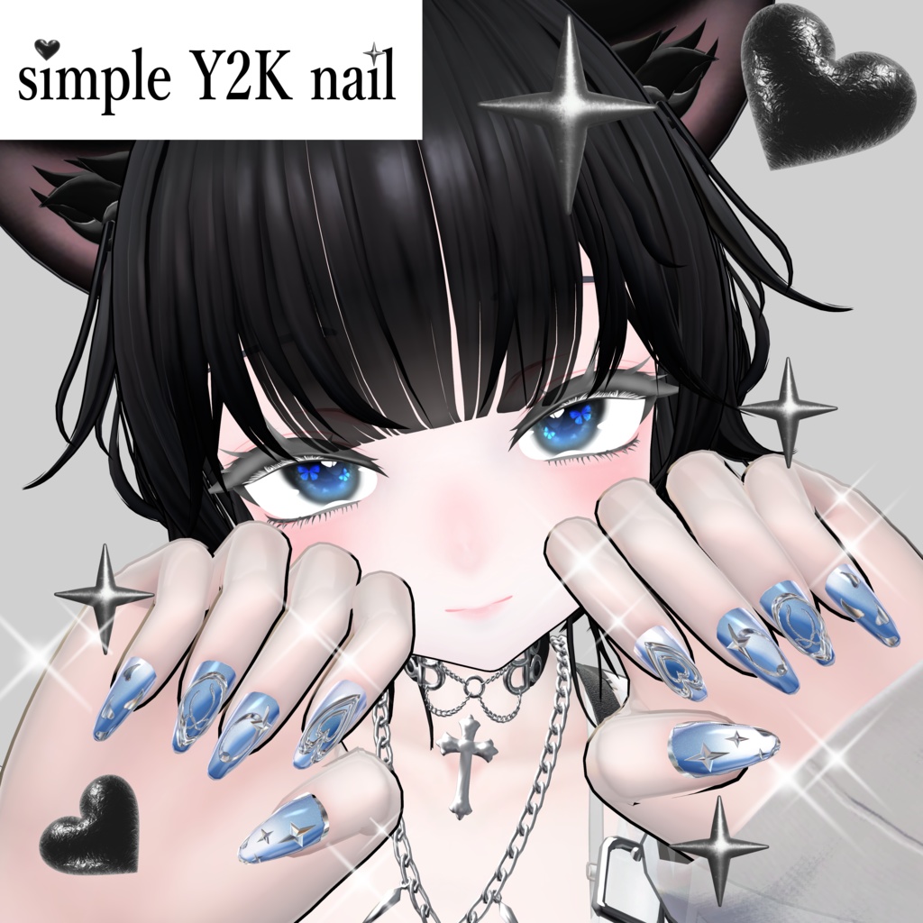 5/1まで半額Sale中　simple　Y2K　nail