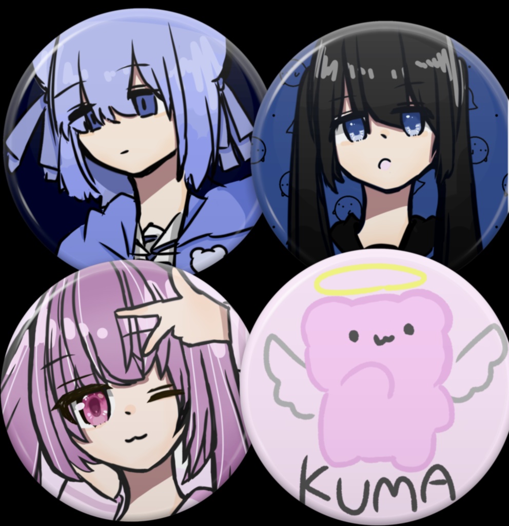 This is　缶バッジ　➀