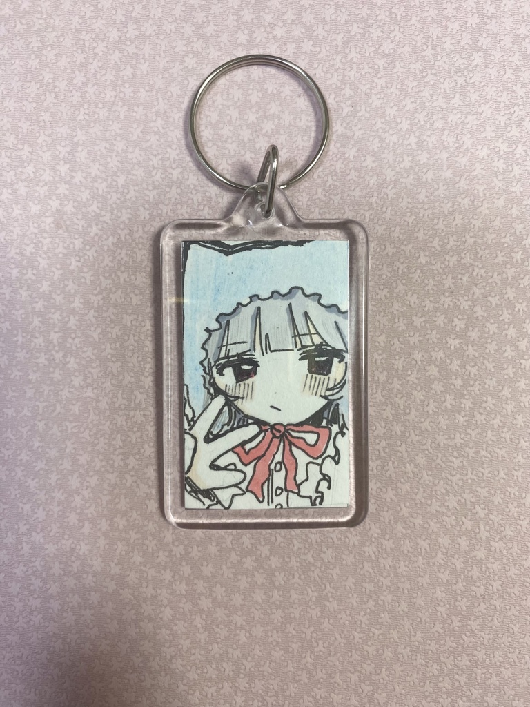 アクリル四角キーホルダー1