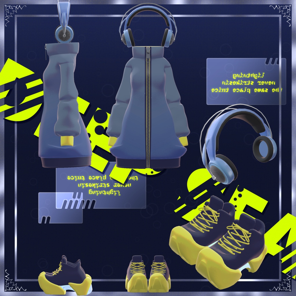 【2アバター対応】DEEP SEA【VRC衣装】