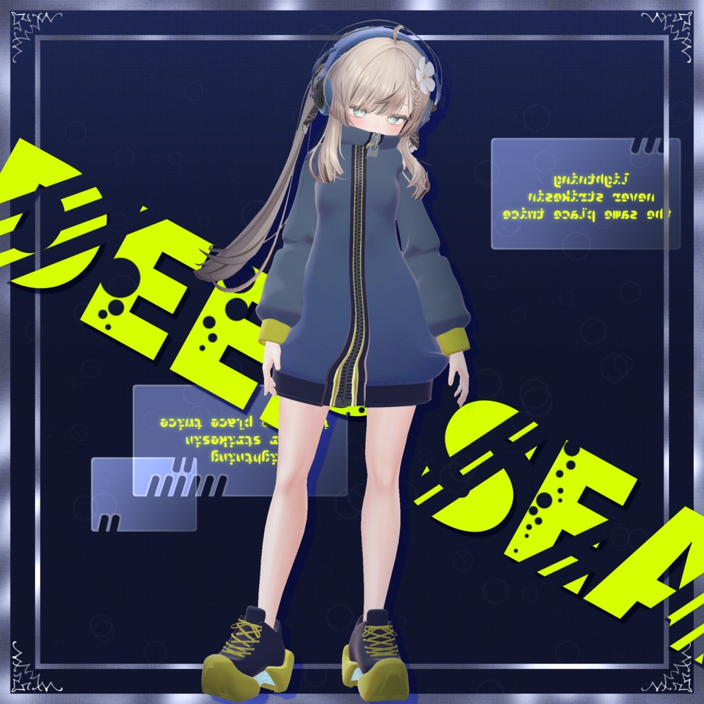 【2アバター対応】DEEP SEA【VRC衣装】