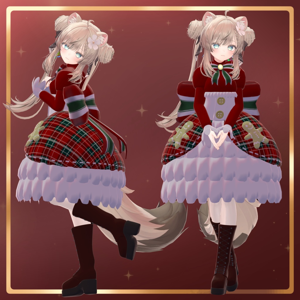【マヌカ対応】XmasDress【VRC衣装】