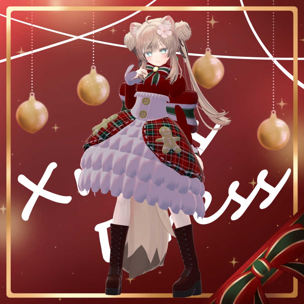 【マヌカ対応】XmasDress【VRC衣装】