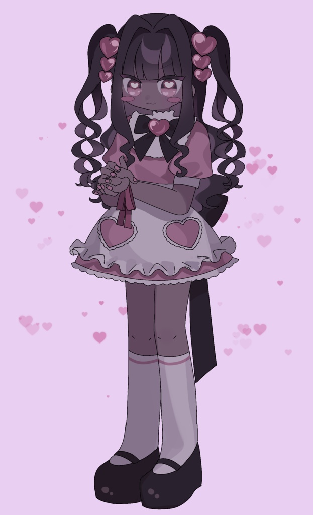 💅🏿犬メイドピンクアクスタ🎀