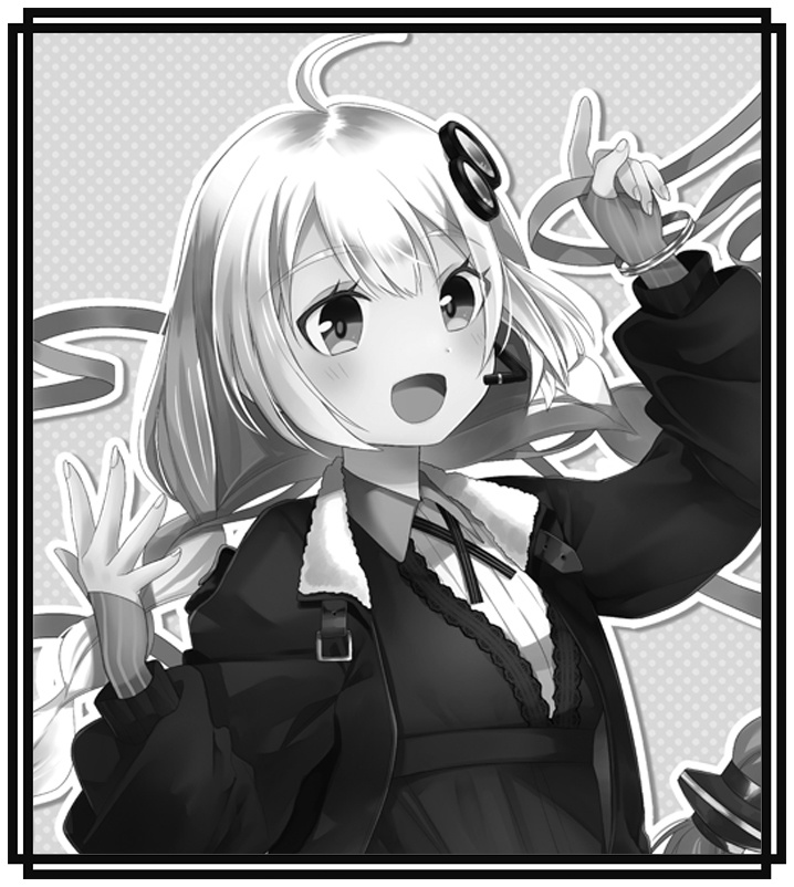 【VOICEROID】モノクロトートバッグ