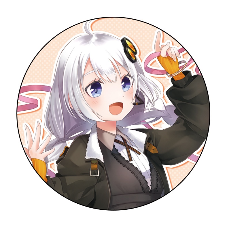 【VOICEROID】缶バッジキーホルダー57mm