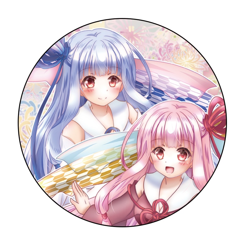 【VOICEROID】缶バッジキーホルダー57mm