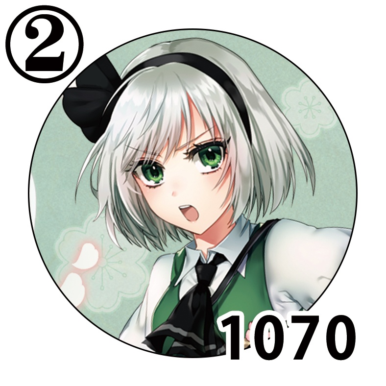 【東方Project】缶バッジキーホルダー57mm