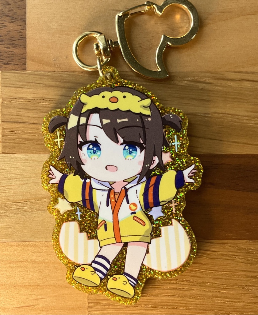 大空スバル きらきらアクキー(ゴールド)