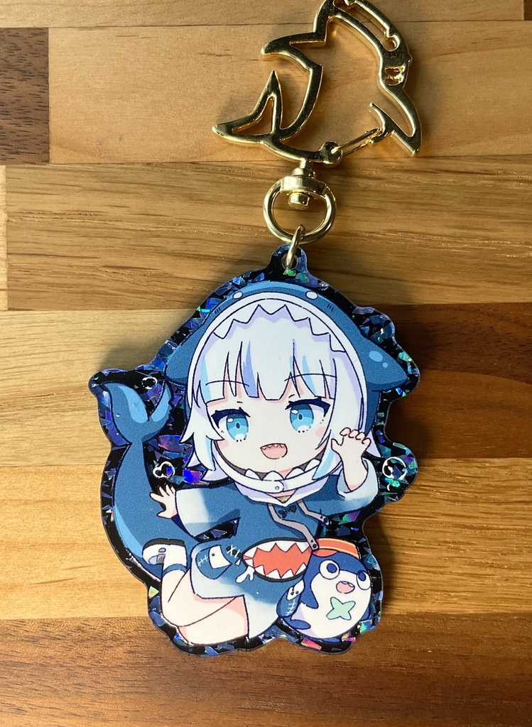 がうる・ぐら きらきらアクキー(ブルー)