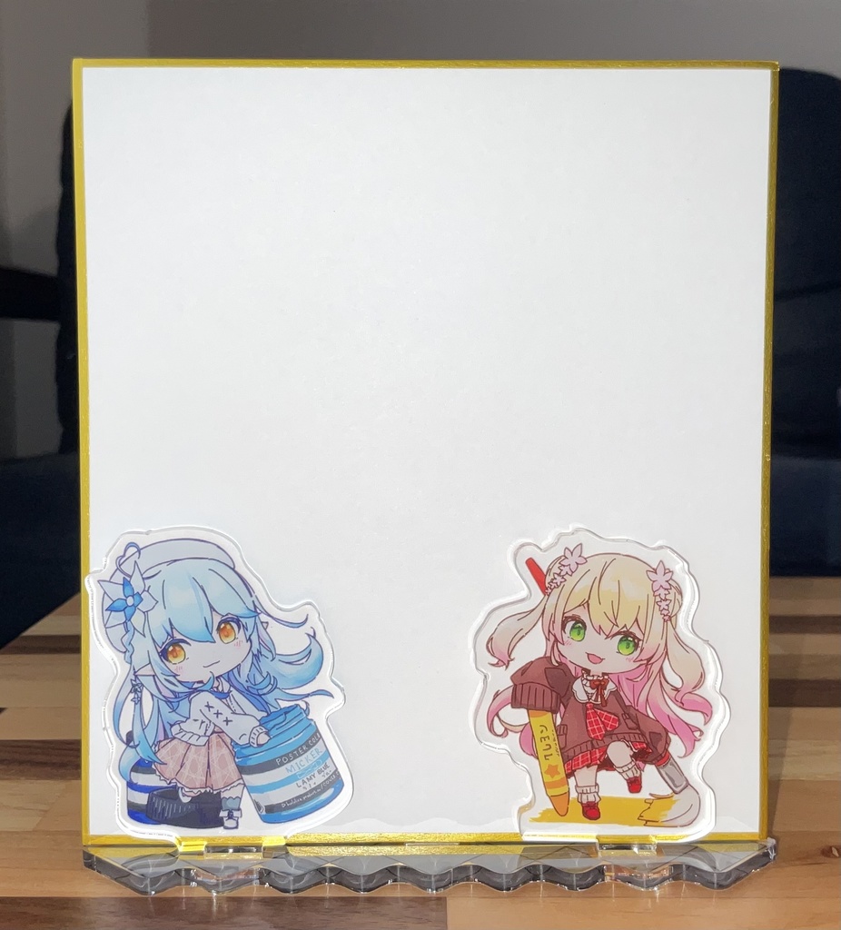 ねねラミ 色紙を立てられるアクリルスタンド