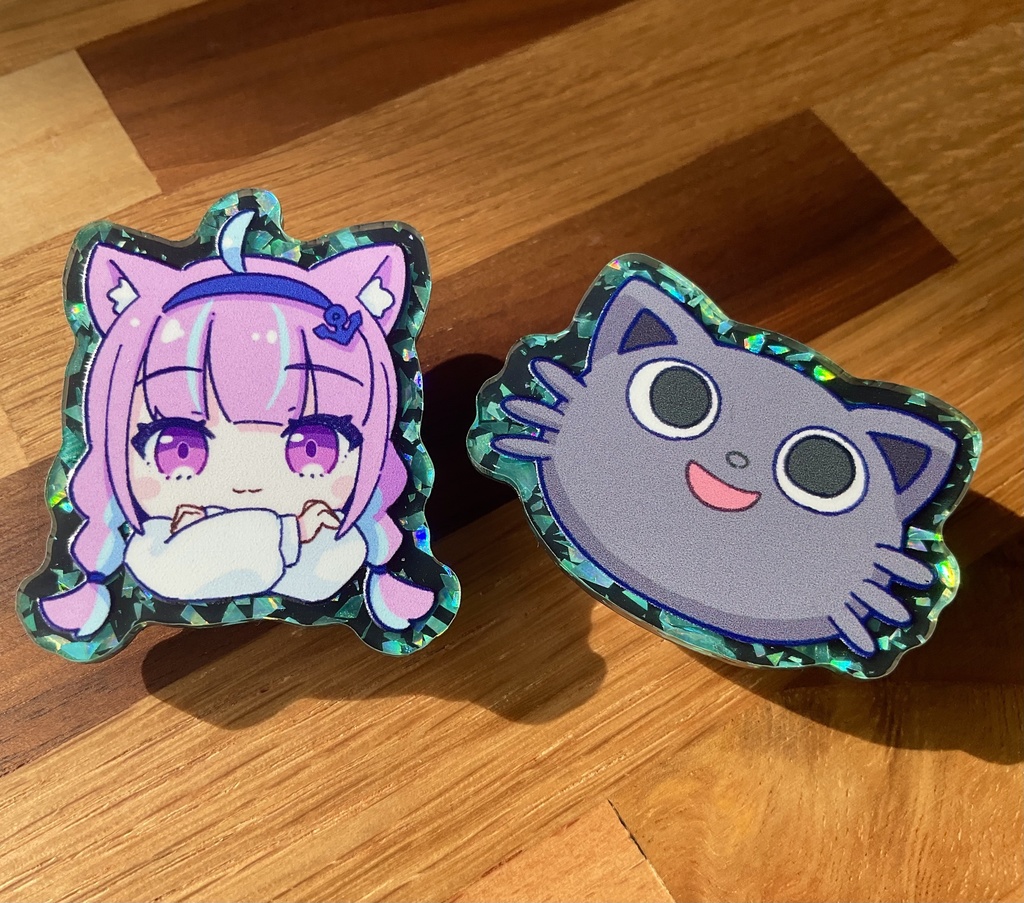 湊あくあ アクリルバッジセット