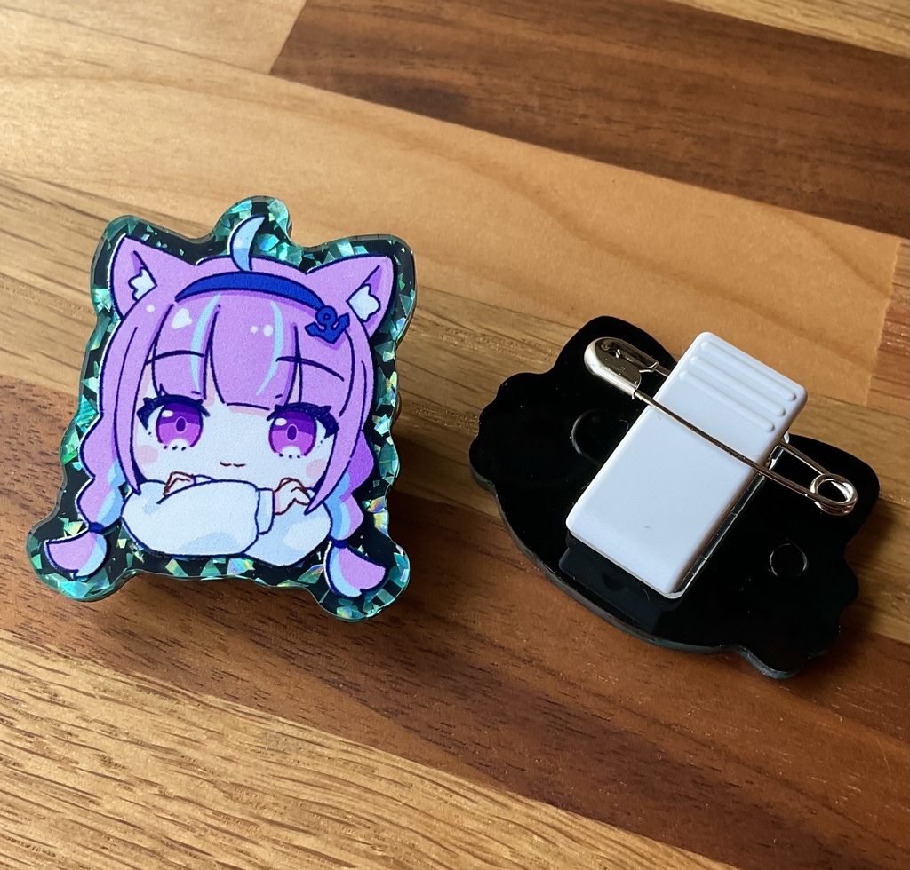 湊あくあ アクリルバッジセット