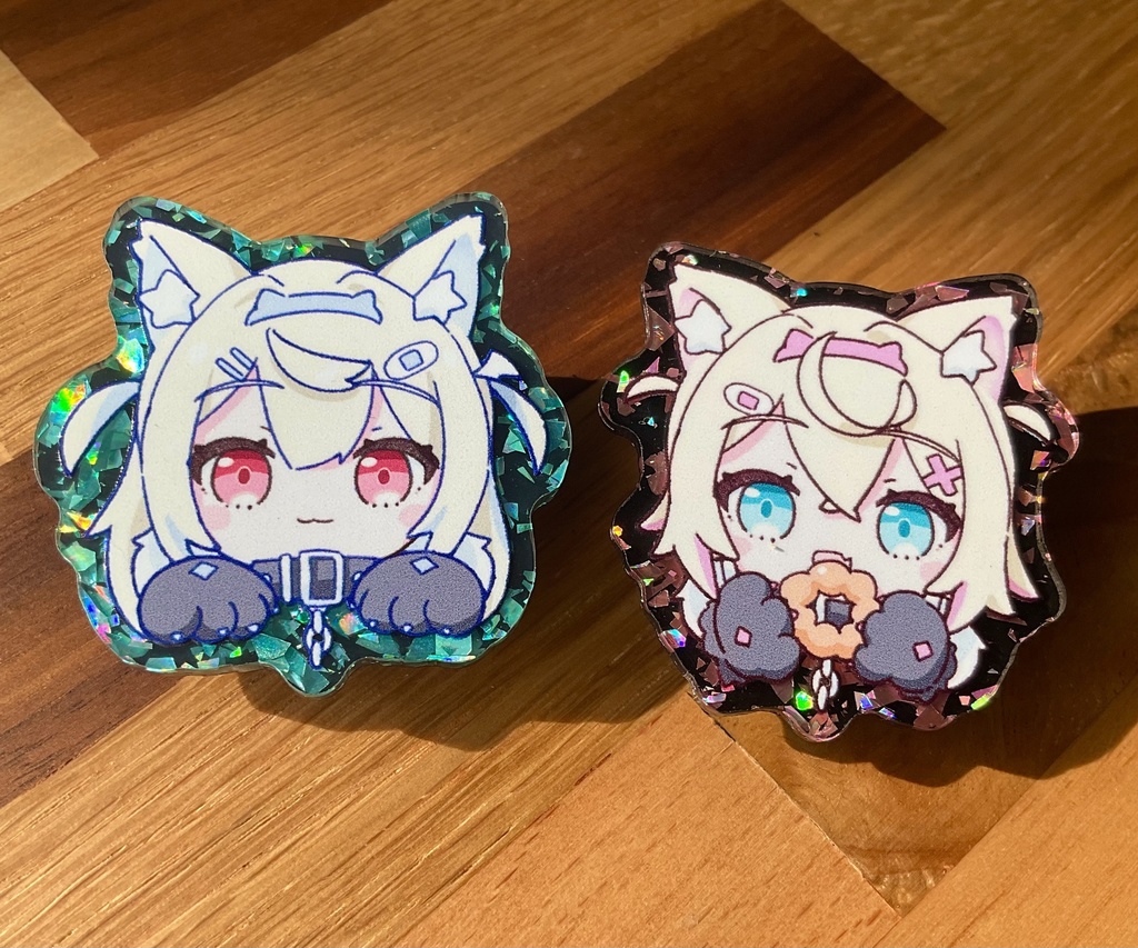 フワモコ アクリルバッジセット