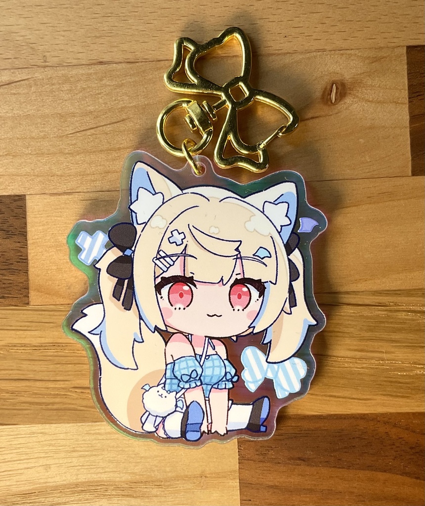 フワワ・アビスガード(カジュアル衣装) きらきらアクキー(オーロラ)