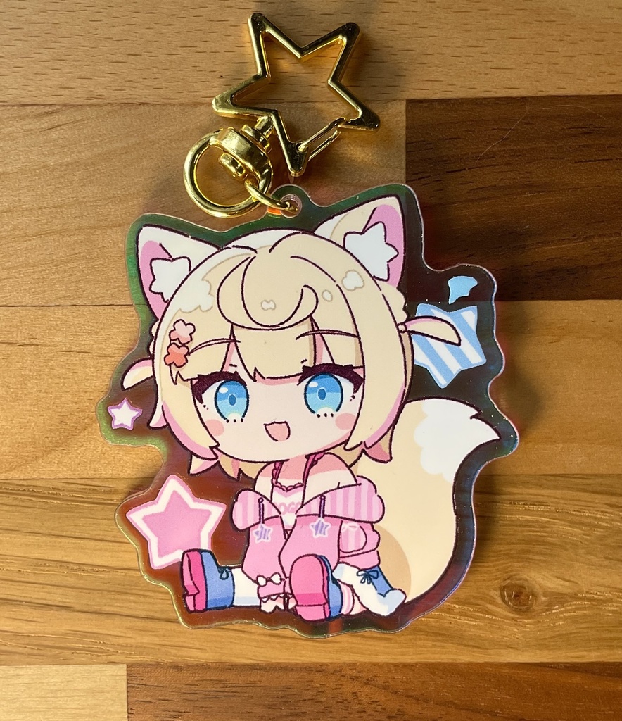 モココ・アビスガード(カジュアル衣装) きらきらアクキー(オーロラ)