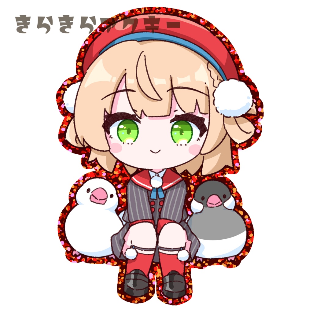 しぐれうい きらきらアクキー(レッド)
