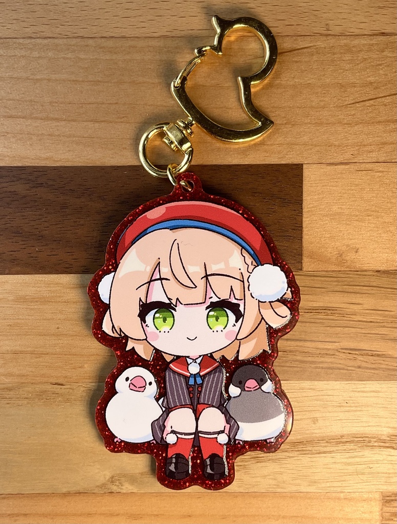 しぐれうい きらきらアクキー(レッド)