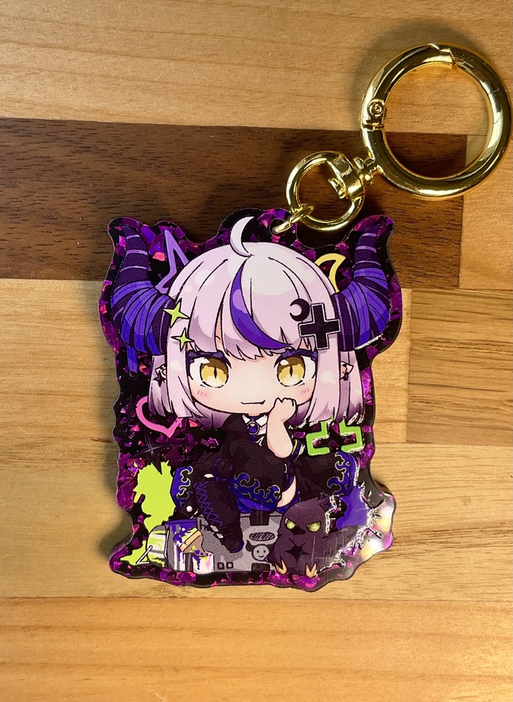 ラプラス・ダークネス きらきらアクキー(パープル)