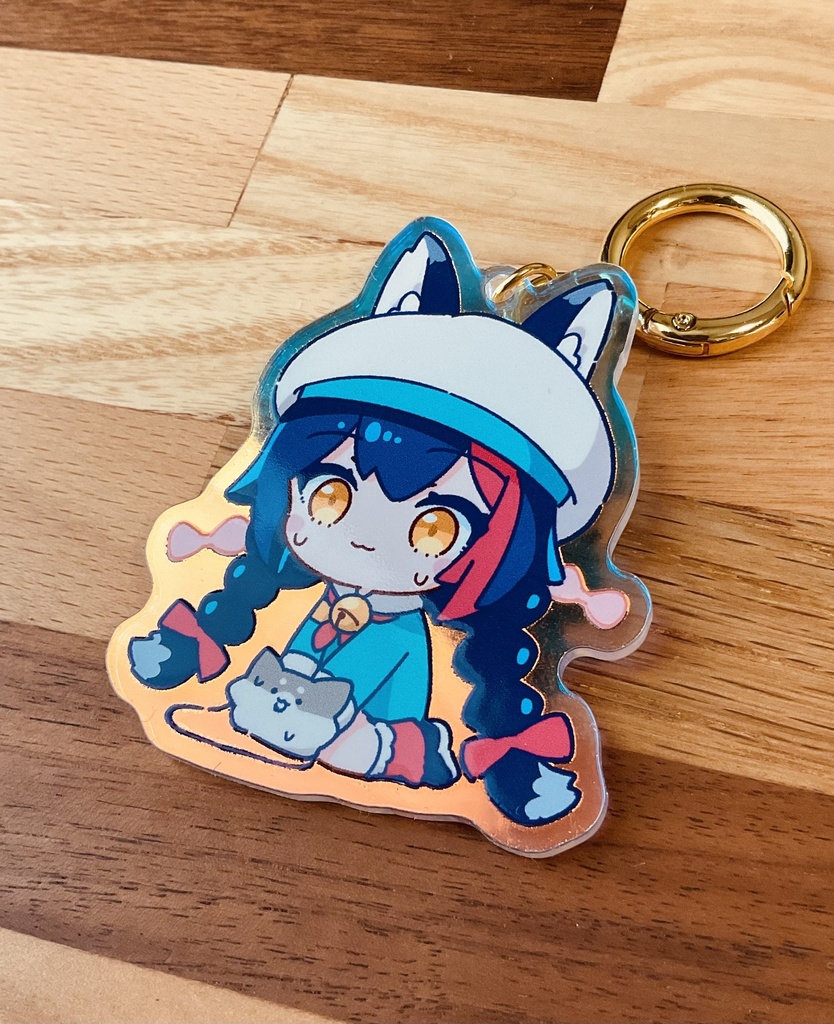 大神ミオ(ド珍)きらきらアクキー(オーロラ)