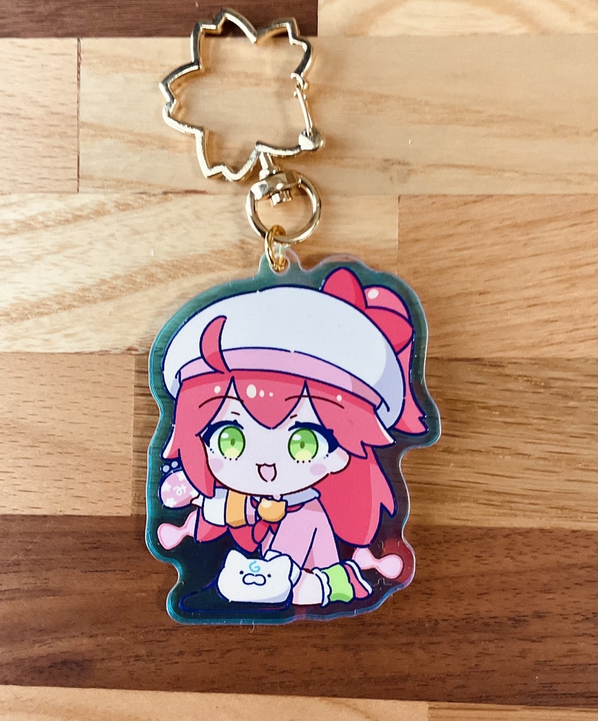 さくらみこ(ド珍)きらきらアクキー(オーロラ)