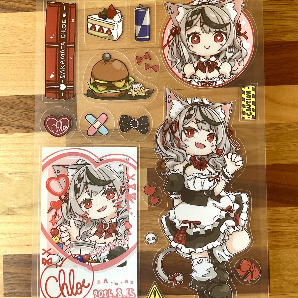 沙花叉クロヱ クリアシール