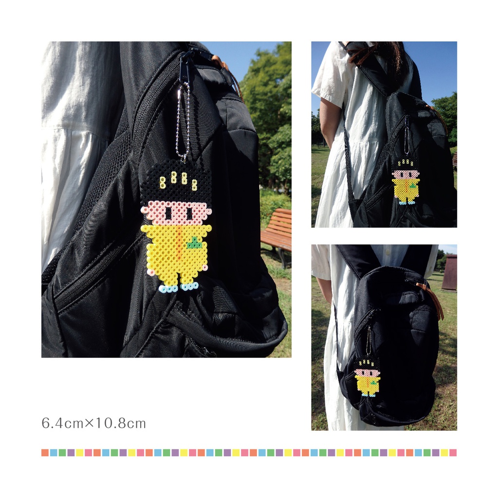 matsu beads 松野家六つ子アイロンビーズキーホルダー