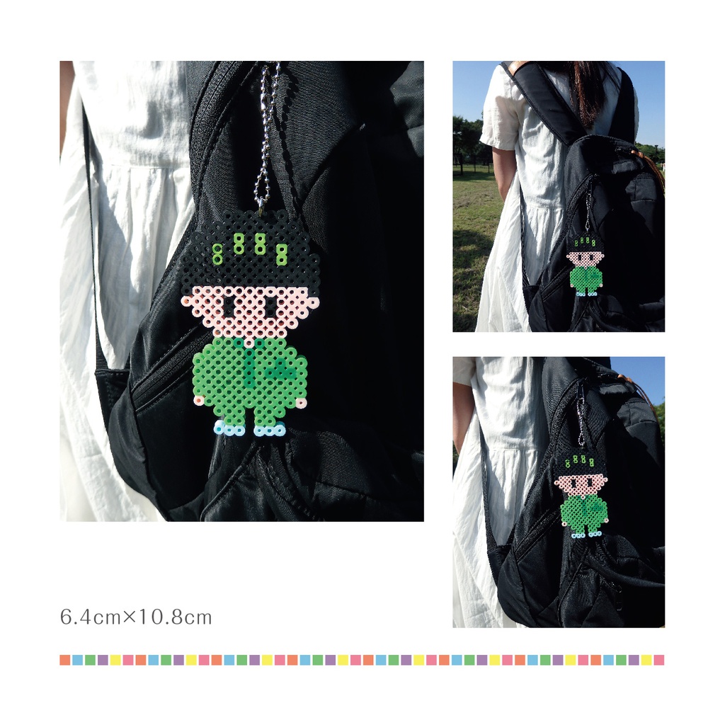 matsu beads 松野家六つ子アイロンビーズキーホルダー