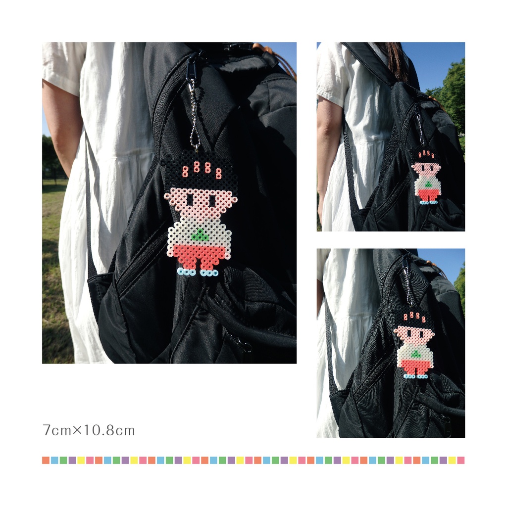 matsu beads 松野家六つ子アイロンビーズキーホルダー