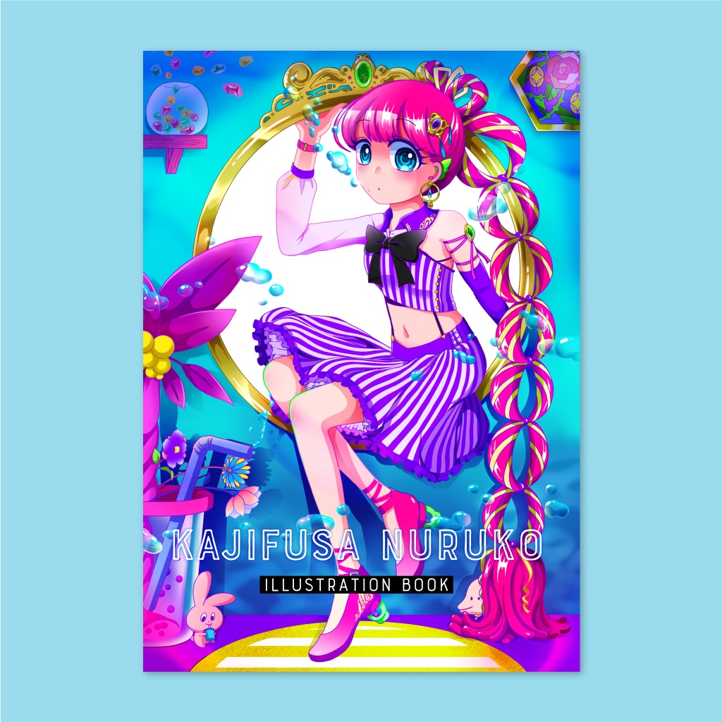 かじふさぬる娘 イラスト冊子 - KAJIFUSA NURUKO illustration book -