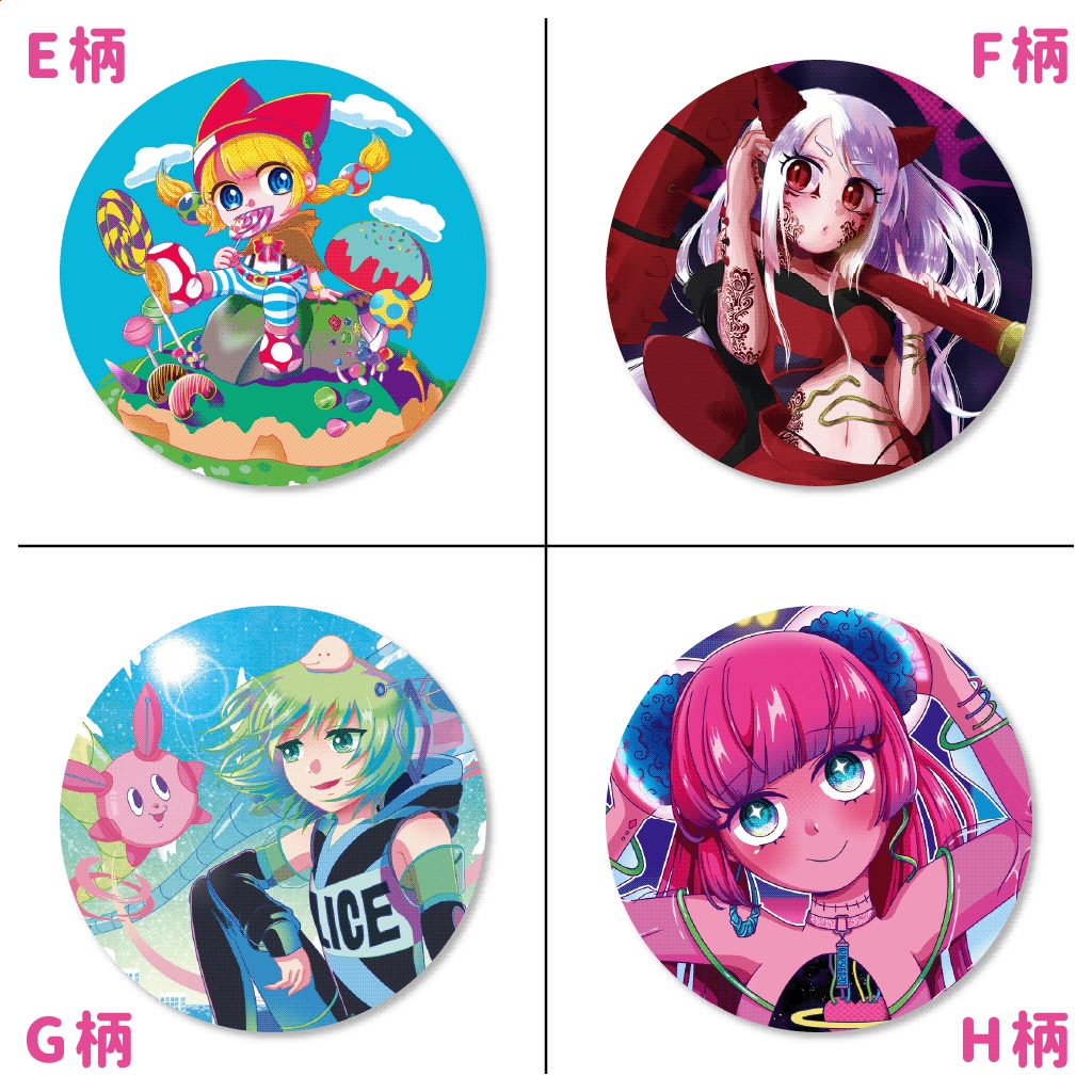 缶バッジ ( スタンドピン )