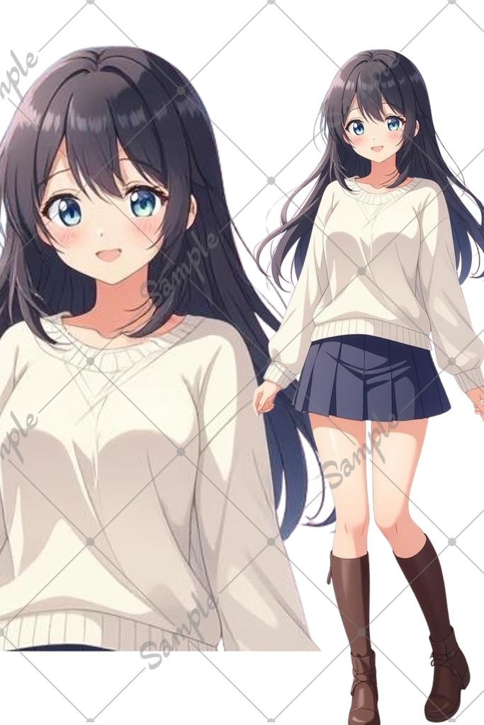 パーカーの女の子【TRPGで使える立ち絵】