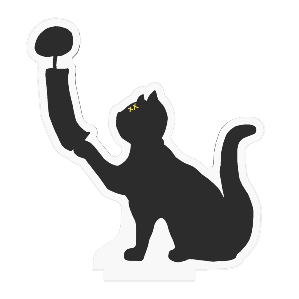 風鈴と猫アクスタ