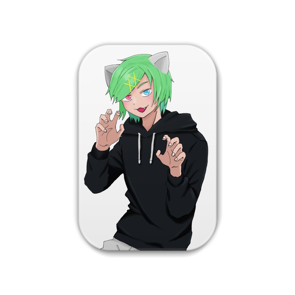 鈴風キービジュ角丸缶バッジ