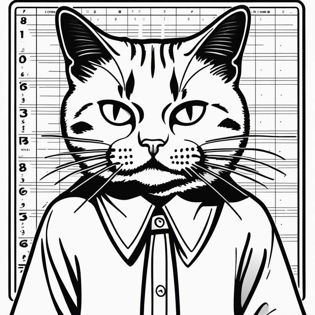猫の素材デザイン