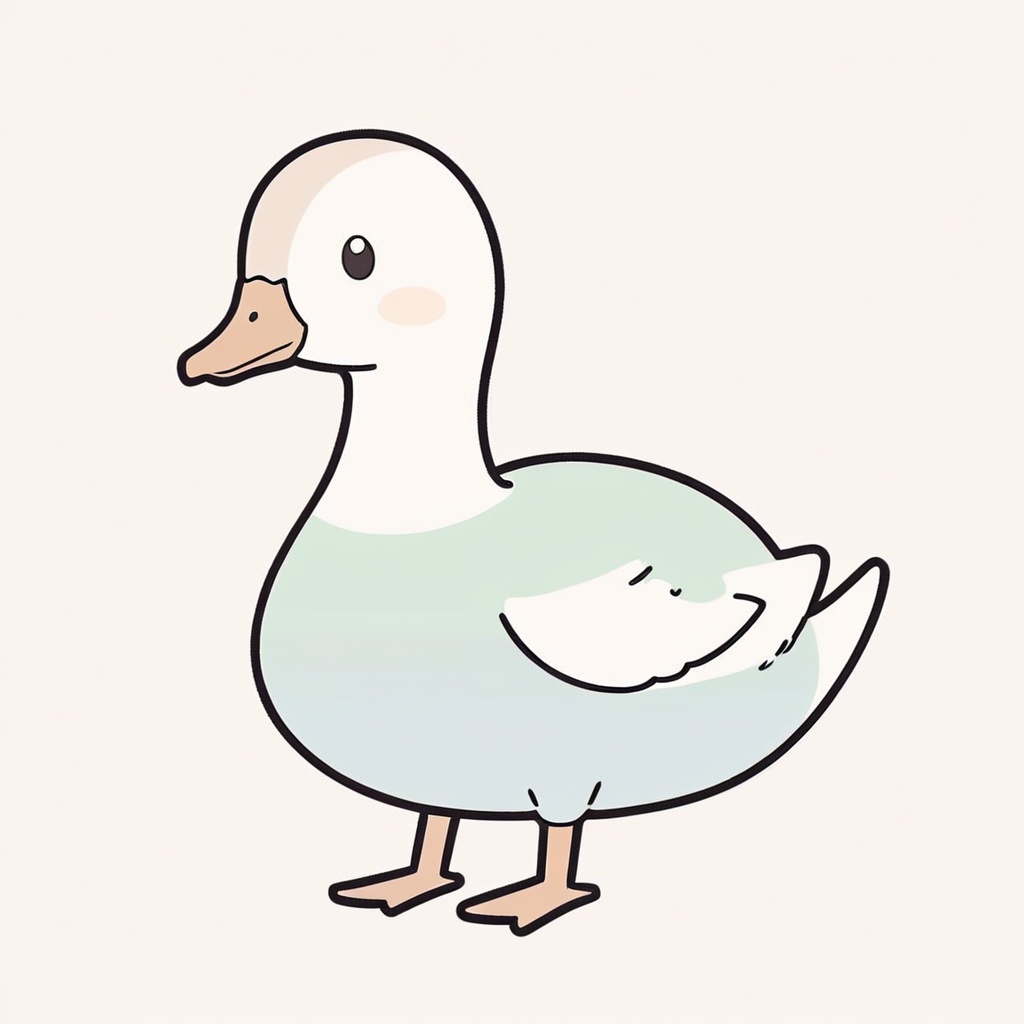 ゆるふわ動物（アヒル）
