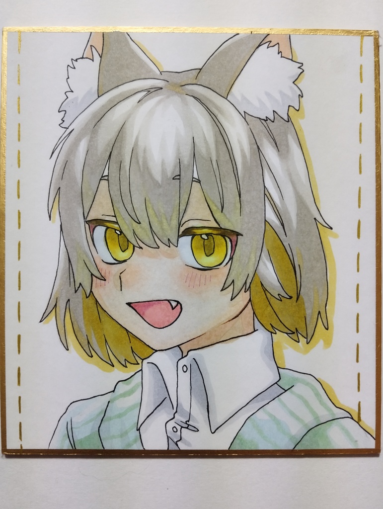 イラスト色紙原画4種